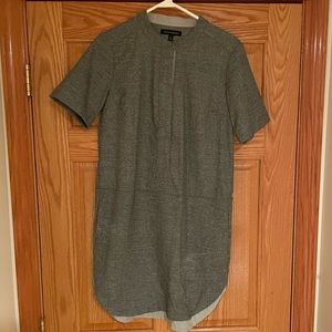 Banana Republic- Gray Flannel Shift Dress